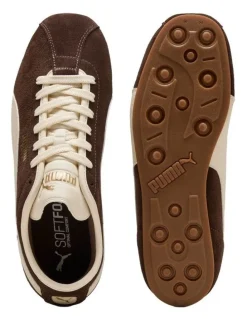 Puma Tackle Sneakers Unisex in Chocolate and White