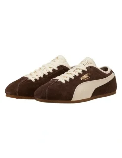 Puma Tackle Sneakers Unisex in Chocolate and White