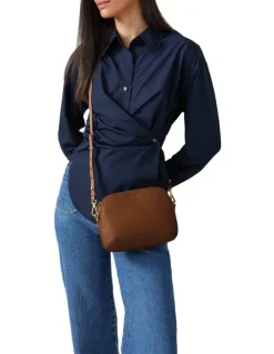 Radley Dukes Place Medium Ziptop Crossbody Bag in Brown