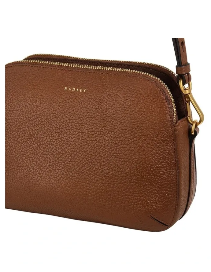 Radley Dukes Place Medium Ziptop Crossbody Bag in Brown