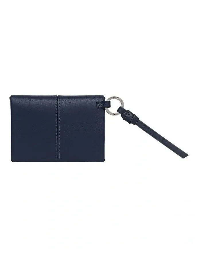 Radley The Connaught Small Credit Card Holder in Naval