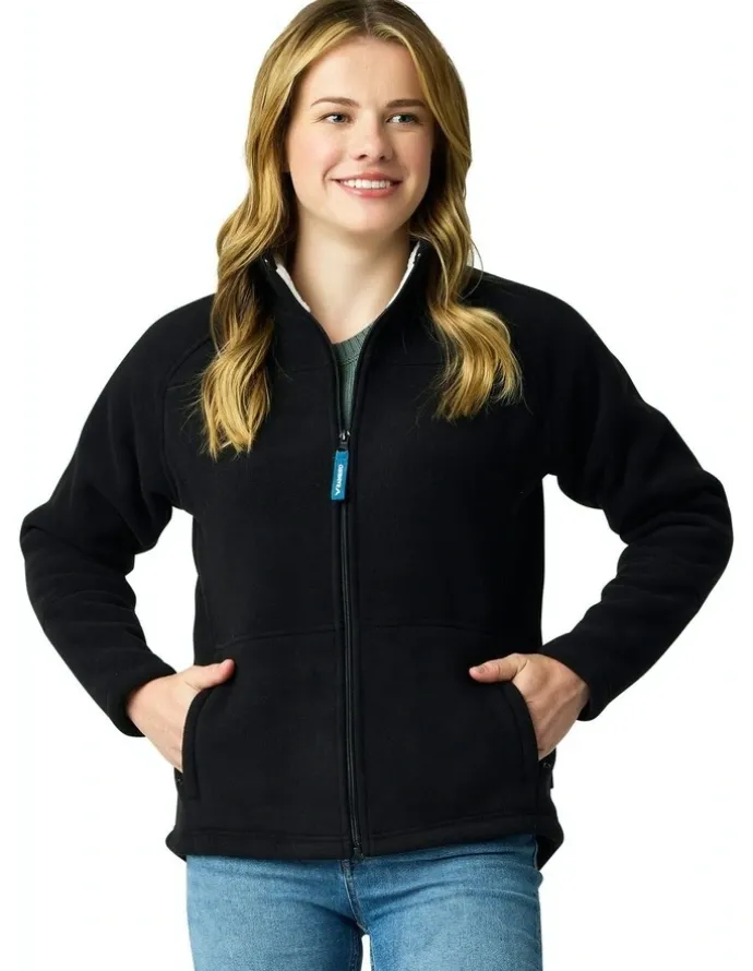 Rainbird Cuthbert Ultra Warm Fleece Jacket in Black