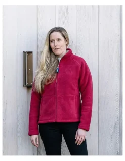 Rainbird Cuthbert Ultra Warm Fleece Jacket in Ruby