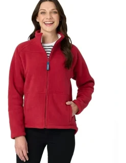 Rainbird Cuthbert Ultra Warm Fleece Jacket in Ruby
