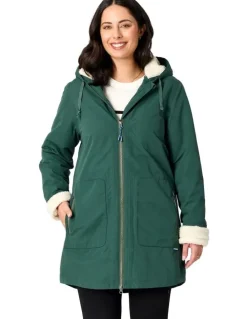 Rainbird Hestia Waterproof Coat in Dark Green