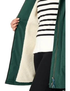 Rainbird Hestia Waterproof Coat in Dark Green