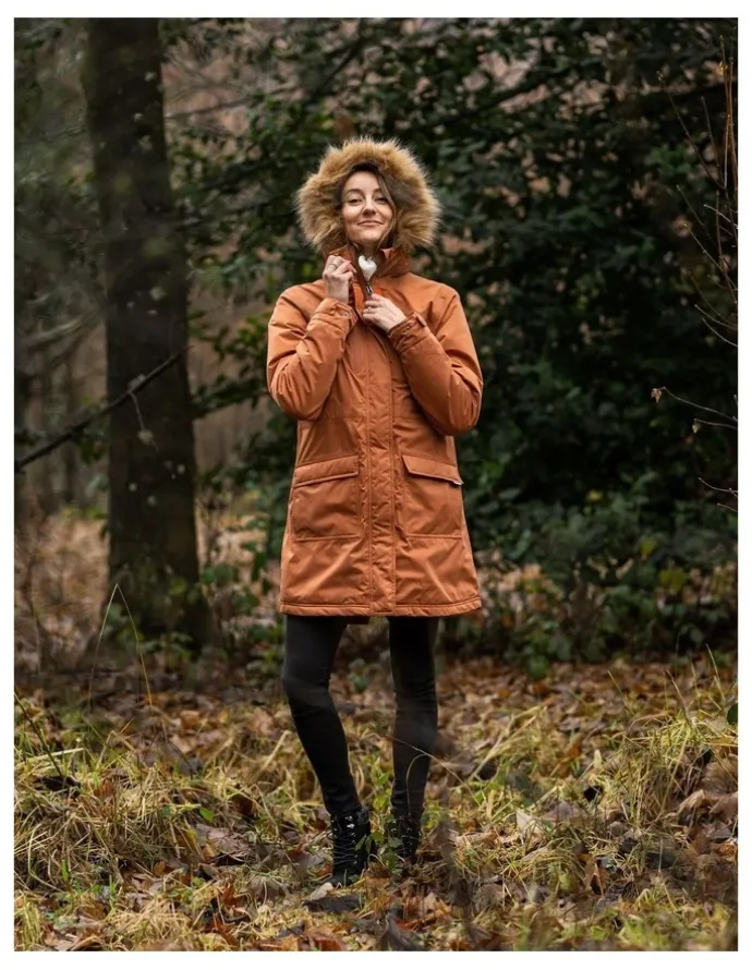 Rainbird Lyra Waterproof Parka in Copper