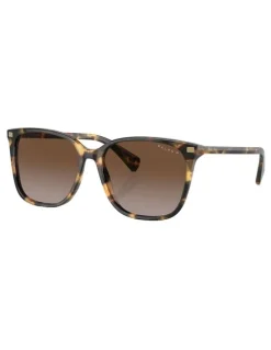 Ralph RA5293 Polarized Sunglasses in Yellow