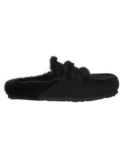 Ravella Alpine Flat Shoes in Black Micro