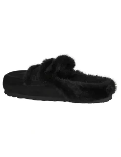 Ravella Alpine Flat Shoes in Black Micro