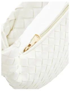 Ravella Bazz Bag in White Weave