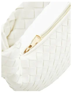 Ravella Bazz Bag in White Weave