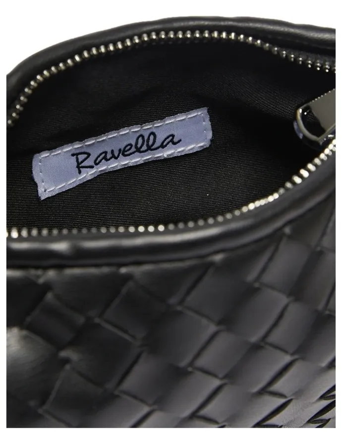 Ravella Bazz Weave Bag In Black