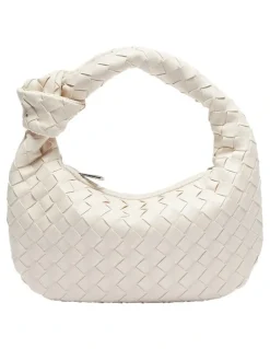 Ravella Bazz Weave Bag In Bone
