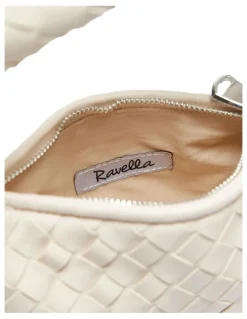 Ravella Bazz Weave Bag In Bone