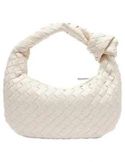 Ravella Bazz Weave Bag In Bone