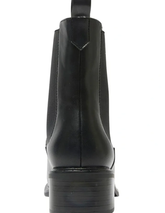 Ravella Bedford Boots in Black Smooth