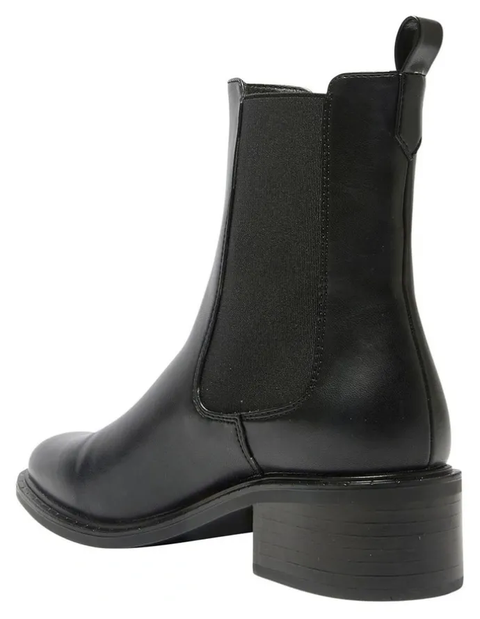 Ravella Bedford Boots in Black Smooth