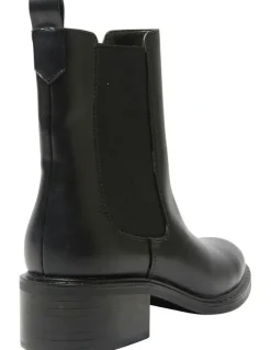 Ravella Bedford Boots in Black Smooth