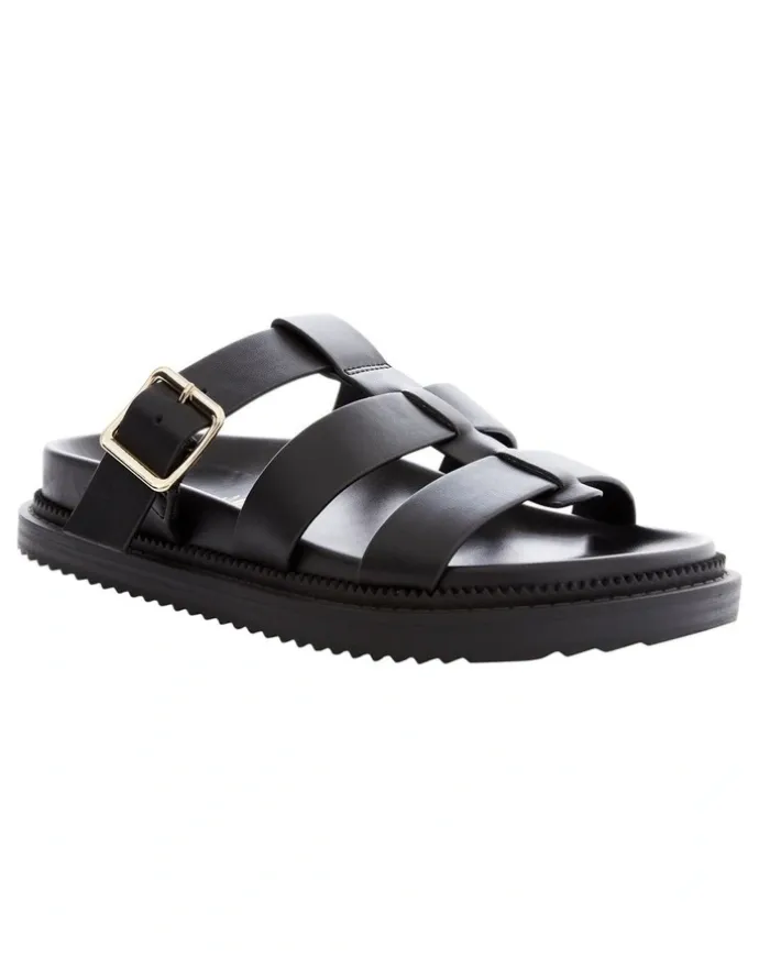 Ravella Bingo Sandals in Black