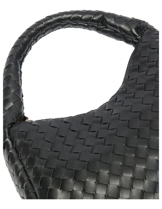 Ravella Bobbi Bag in Black Weave