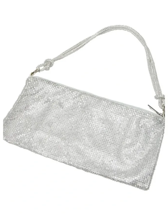 Ravella Bree Bag in Silver Mesh