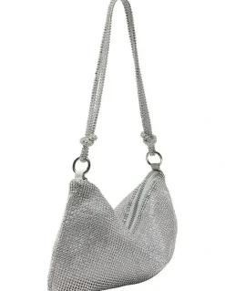 Ravella Bree Bag in Silver Mesh