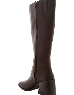 Ravella Camille Knee Boots in Chocolate Smooth