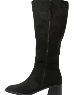 Ravella Carson Boots in Black Micro