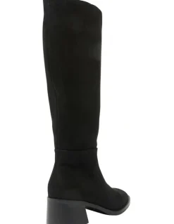 Ravella Carson Boots in Black Micro