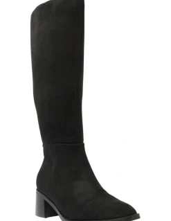 Ravella Carson Boots in Black Micro