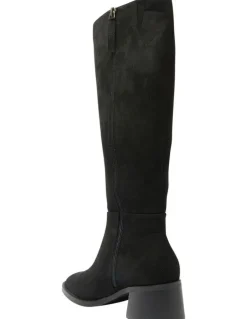 Ravella Carson Boots in Black Micro