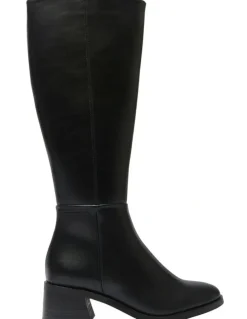 Ravella Carson Boots in Black Smooth