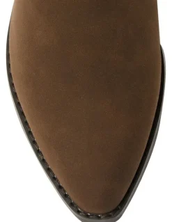 Ravella Cowboy Western Boots in Brown