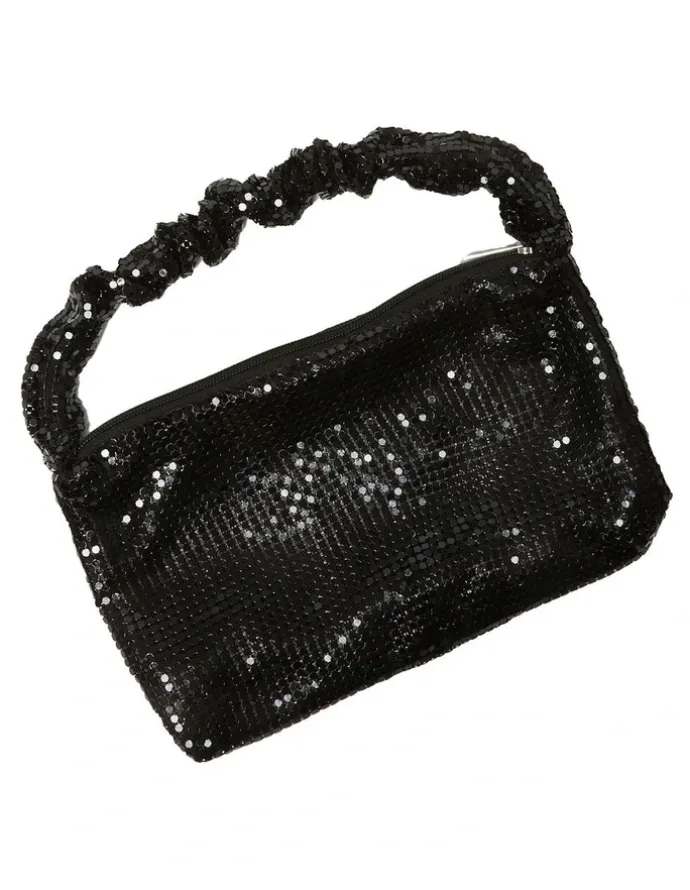 Ravella Disco Bag in Black Mesh