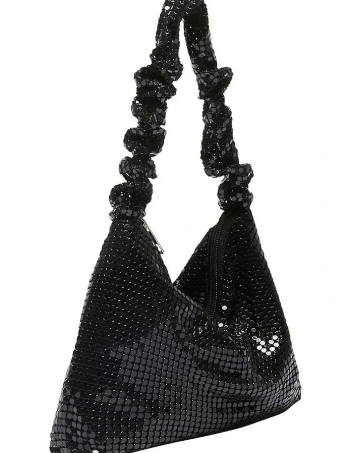 Ravella Disco Bag in Black Mesh