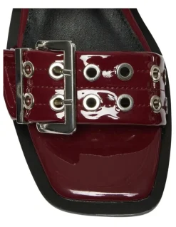 Ravella Fonda Sandals in Cherry Patent