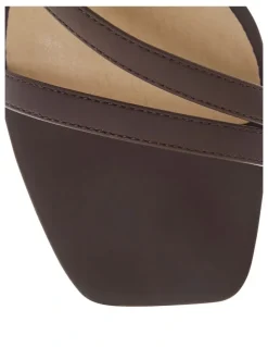 Ravella Geisha Sandals in Chocolate Smooth