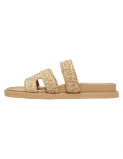 Ravella Guru Sandals in Tan Raffia