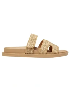 Ravella Guru Sandals in Tan Raffia