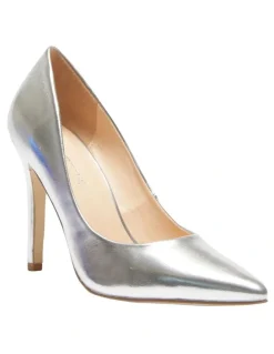 Ravella Harbour Heeled Shoes In Silver Metallic