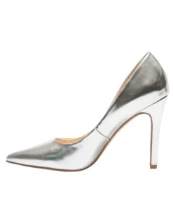 Ravella Harbour Heeled Shoes In Silver Metallic