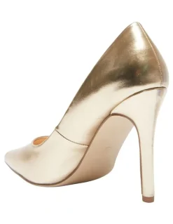 Ravella Harbour Heeled Shoes In Gold Metallic