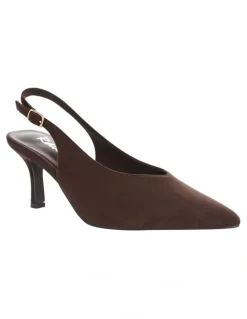 Ravella Harley Heeled Shoes in Chocolate Micro