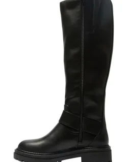 Ravella Highway Knee Boots in Black