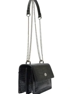 Ravella H-Jacki Bag in Black Croc