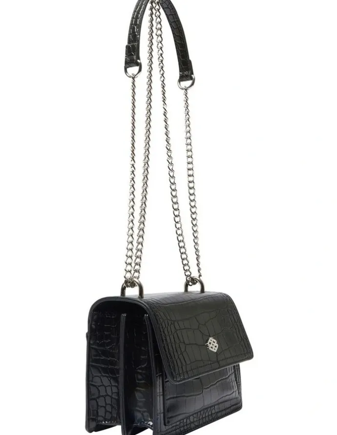 Ravella H-Jacki Bag in Black Croc