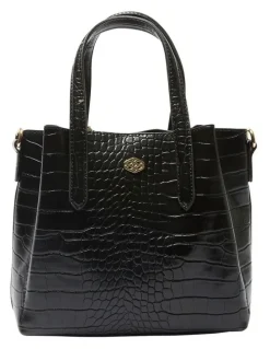 Ravella H-Jada Bag in Black Croc