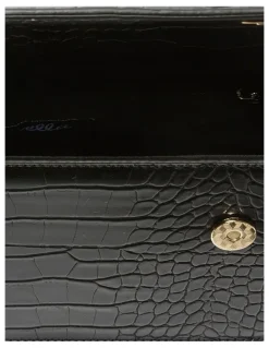 Ravella H-June Bags in Black Croc
