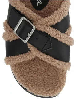 Ravella Ida Sandals in Black / Natural